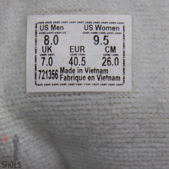 Vans Blue Canvas High-Top - Women's 9.5 - Picture 11 of 13